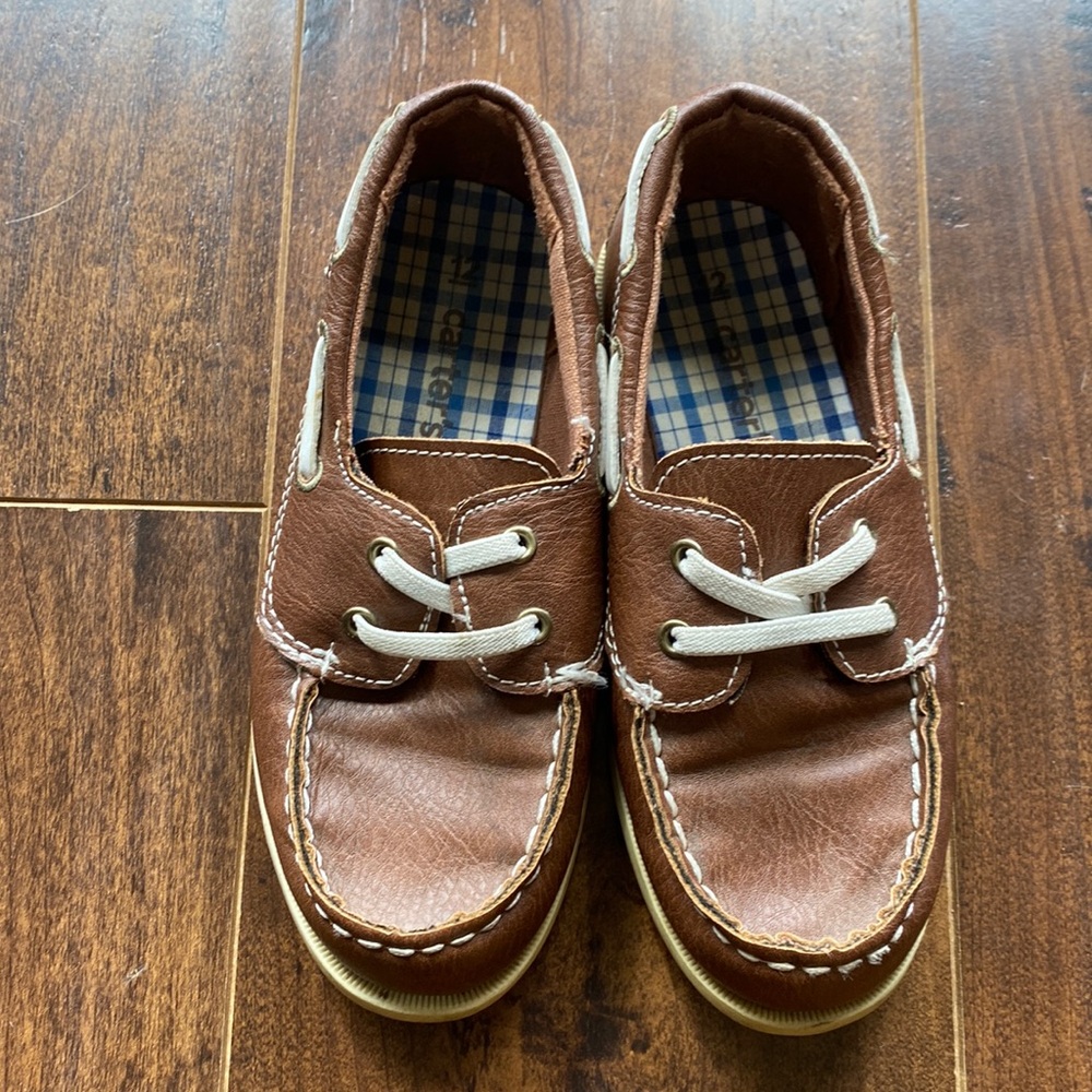Carters boat shoes size 12